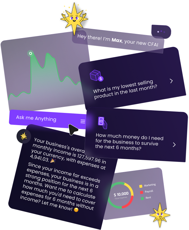 Financial analytics for business growth with easy-to-understand insights and financial intelligence.