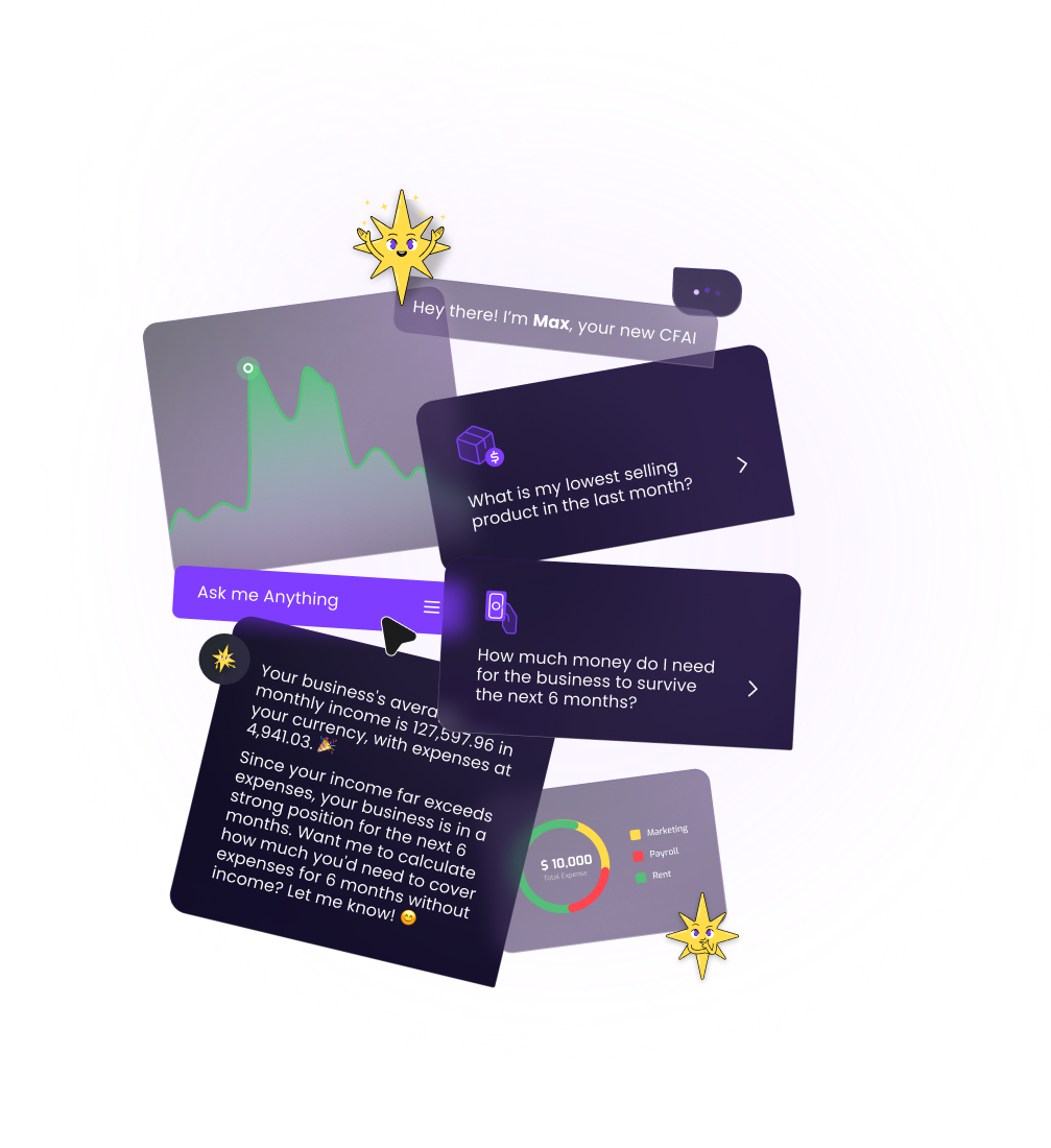 Financial analytics for business growth with easy-to-understand insights and financial intelligence.